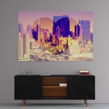 Love New York - Manhattan - tableau sur toile avec espace d'ombre 23