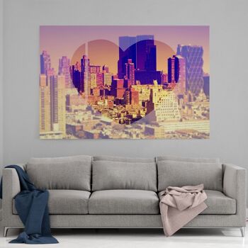 Love New York - Manhattan - tableau sur toile avec espace d'ombre 12