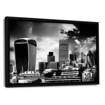 Londres - Gratte-ciel - tableau sur toile avec espace d'ombre 16