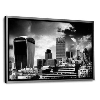 Londres - Gratte-ciel - tableau sur toile avec espace d'ombre 11