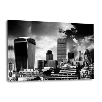 Londres - Gratte-ciel - tableau sur toile avec espace d'ombre 14