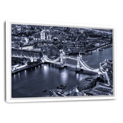 London - London Bridge by Night II - Leinwandbild mit Schattenfuge