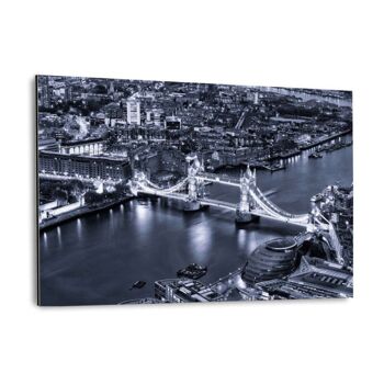 Londres - London Bridge by Night II - tableau sur toile avec espace d'ombre 26