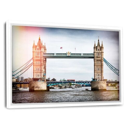 London - London Bridge - Leinwandbild mit Schattenfuge