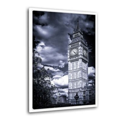 Londra - Big Ben - quadro su tela con fuga d'ombra