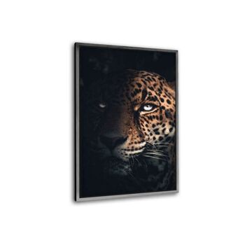 Jaguar sauvage - tableau sur toile avec espace d'ombre 11