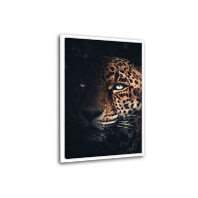 Wilder Jaguar - Leinwandbild mit Schattenfuge