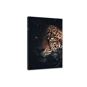 Jaguar sauvage - tableau sur toile avec espace d'ombre 24