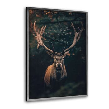 Moody Deer - Toile avec espace d'ombre 8