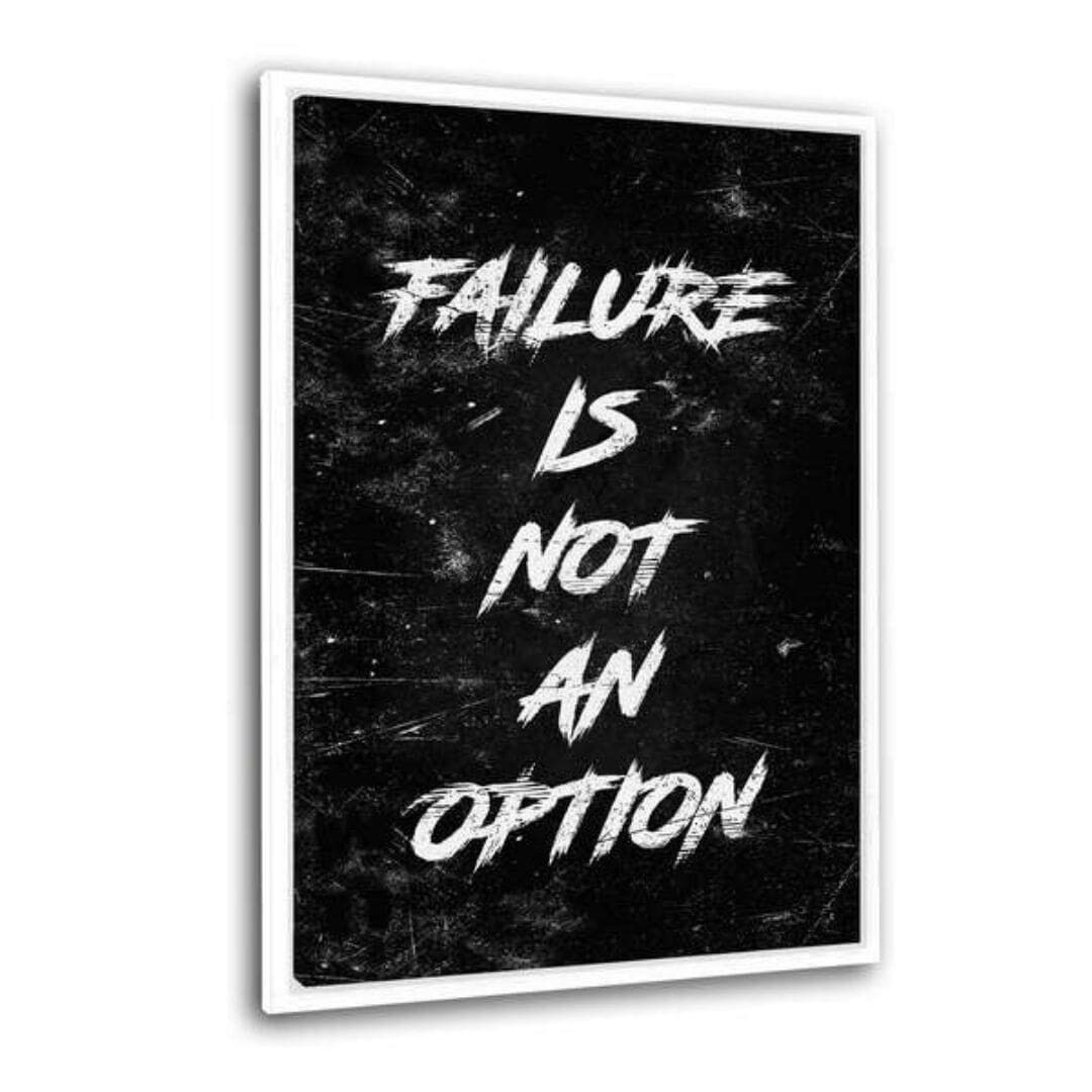 FALLIMENTO - quadro su tela con spazio d'ombra