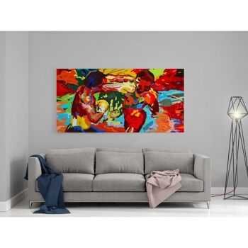 DING DING - tableau sur toile avec espace d'ombre 22