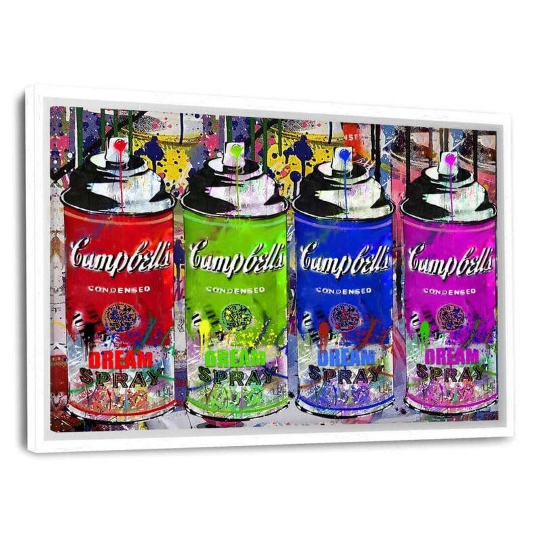 DREAM SPRAY - Quadro su tela con fuga d'ombra
