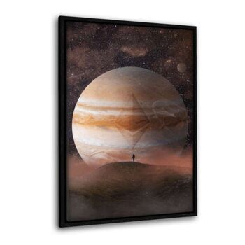 ETHER SPACE - tableau sur toile avec espace d'ombre 21