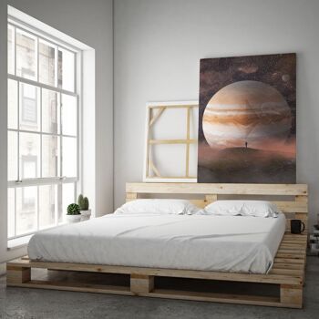 ETHER SPACE - tableau sur toile avec espace d'ombre 2