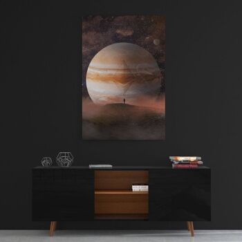 ETHER SPACE - tableau sur toile avec espace d'ombre 13