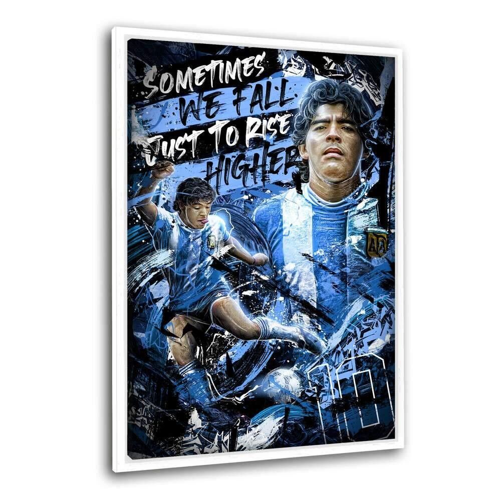 RISE HIGHER - Cuadro en lienzo con marco