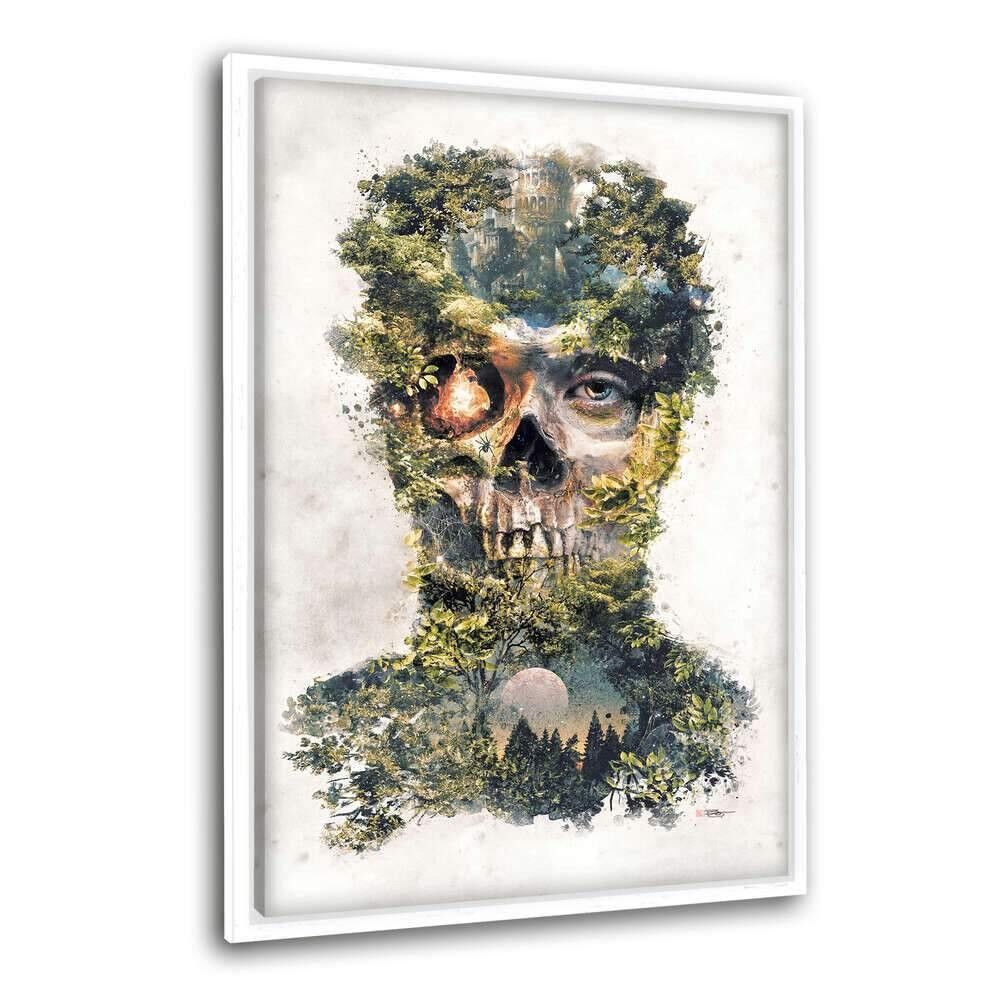 The Gate Keeper - Leinwandbild mit Schattenfuge