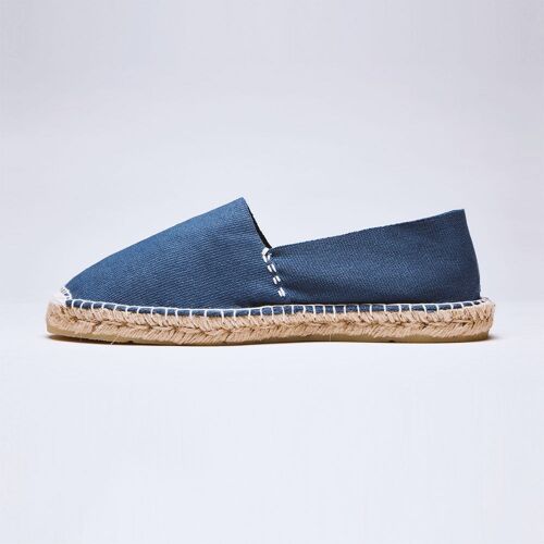 Espadrille La Pyrénéenne Unie Bleu