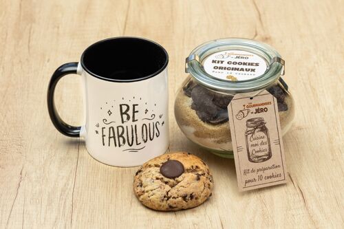Kit Cookies et Mug "Be Fabulous"