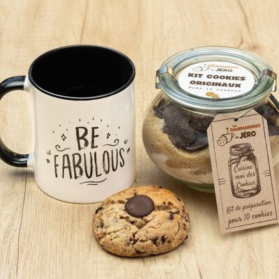 Kit Kekse und Tasse "Be Fabulous"