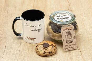 Kit Cookies et Mug "Cookies makes me happy" 1