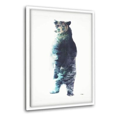 Surreal Bear - Canvas with shadow gap