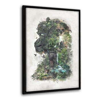 Jungle Gorilla - Toile avec espace d'ombre 17
