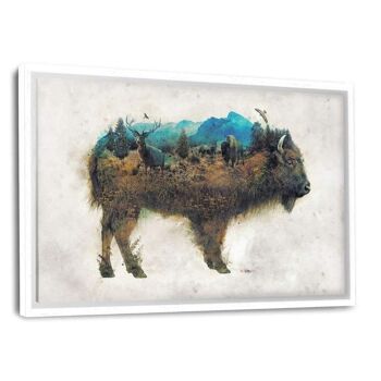 Buffalo World - Toile avec espace d'ombre 18