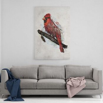 Cardinal - toile avec espace d'ombre 13