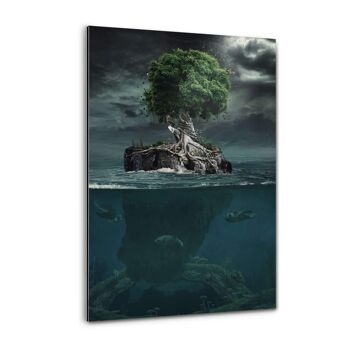 Magic Tree - tableau sur toile avec espace d'ombre 15