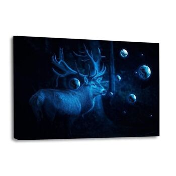 Cerf Cosmos - Toile avec joint d'ombre 4