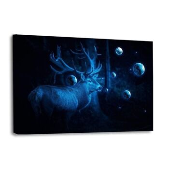 Cerf Cosmos - Toile avec joint d'ombre 24