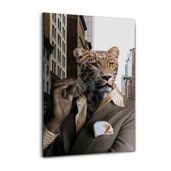 Tigre d'affaires - image sur toile avec espace d'ombre 6