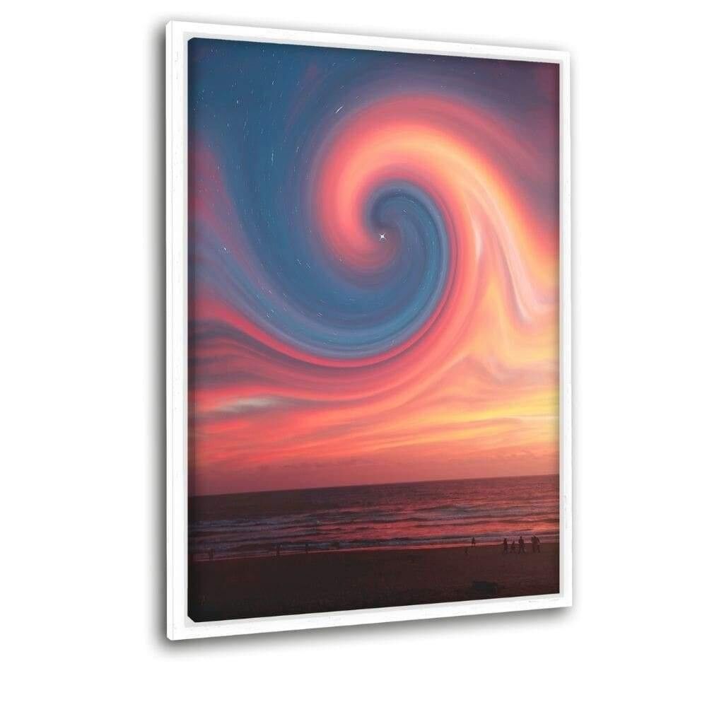 The Wave - Leinwandbild mit Schattenfuge