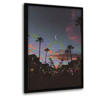 Spaced-Out Night - tableau sur toile avec espace d'ombre 21