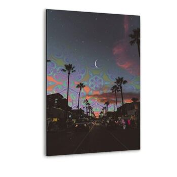 Spaced-Out Night - tableau sur toile avec espace d'ombre 16