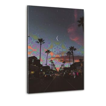 Spaced-Out Night - tableau sur toile avec espace d'ombre 15
