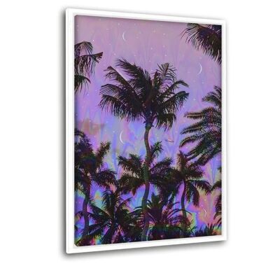 Palm Visions - quadro su tela con spazio d'ombra