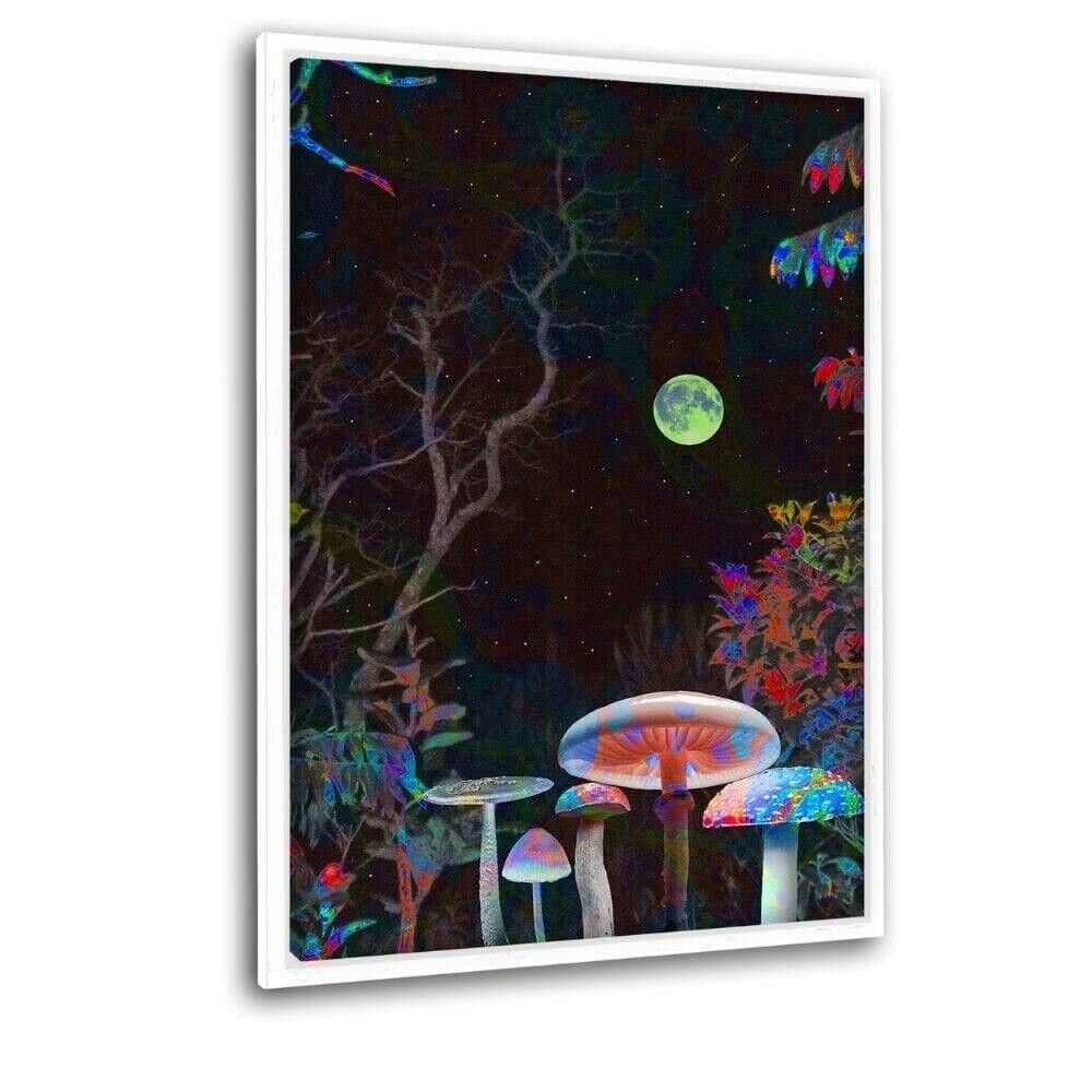 Night Silence - cuadro de lienzo con hueco de sombra