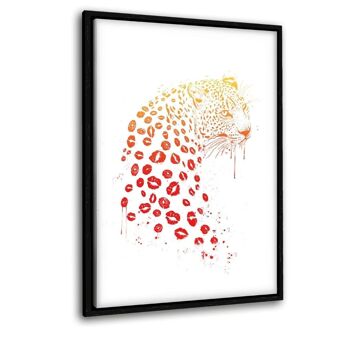 Kiss Me - tableau sur toile avec espace d'ombre 21