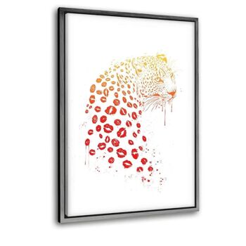 Kiss Me - tableau sur toile avec espace d'ombre 8