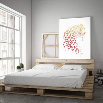 Kiss Me - tableau sur toile avec espace d'ombre 23