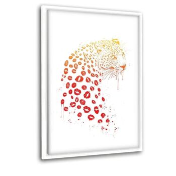 Kiss Me - tableau sur toile avec espace d'ombre 28