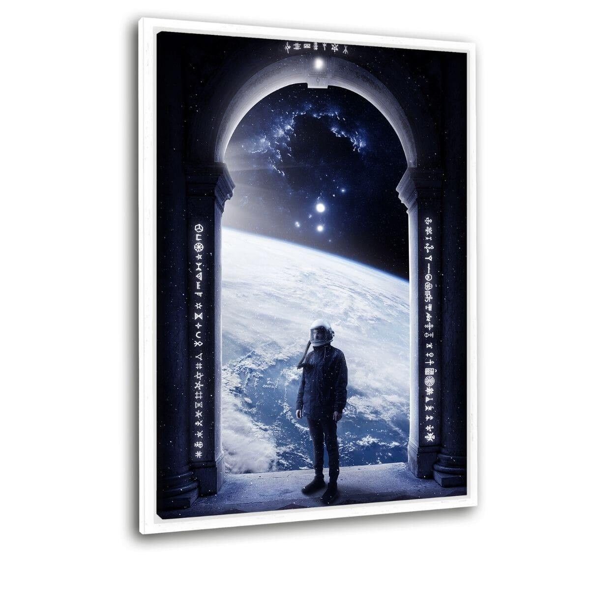 The Spaceman - Lienzo con espacio de sombra