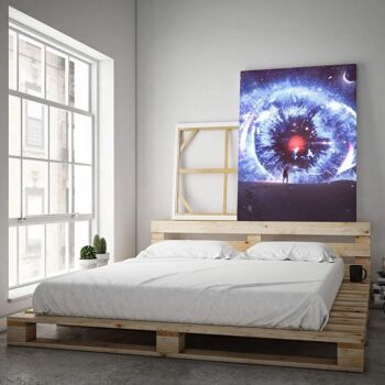 The Big Eye - tableau sur toile avec espace d'ombre 3