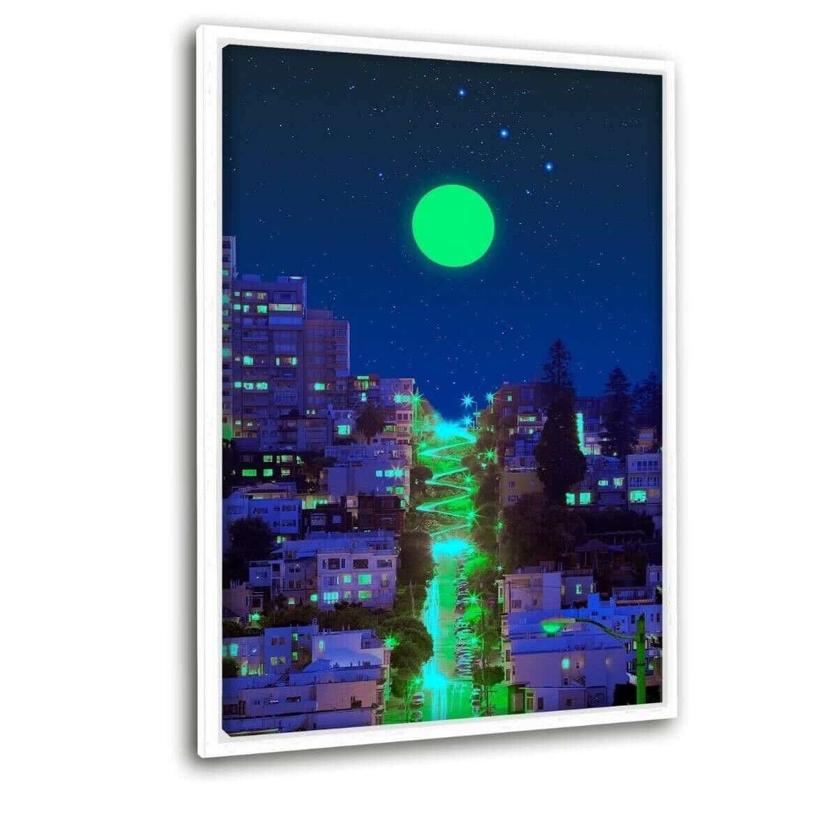 Sundown 3 - Leinwandbild mit Schattenfuge