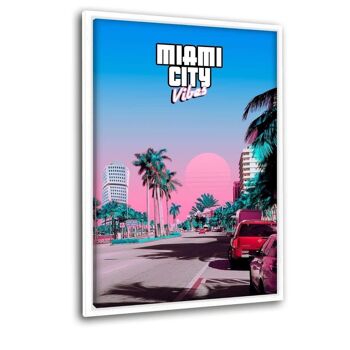 Miami Vibes - Toile avec espace d'ombre 1