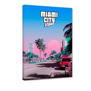 Miami Vibes - Toile avec espace d'ombre 4