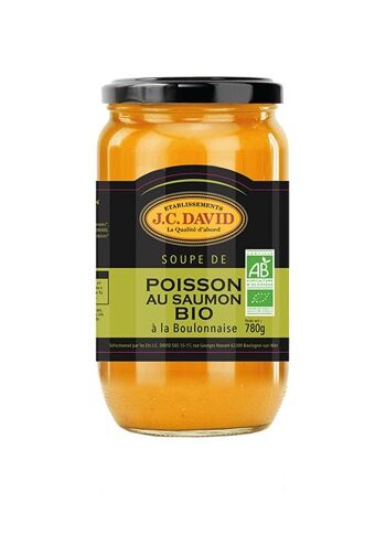 Soupe de Poisson au Saumon Bio - 780g 1