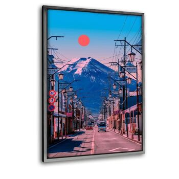 Fuji - tableau sur toile avec espace d'ombre 8